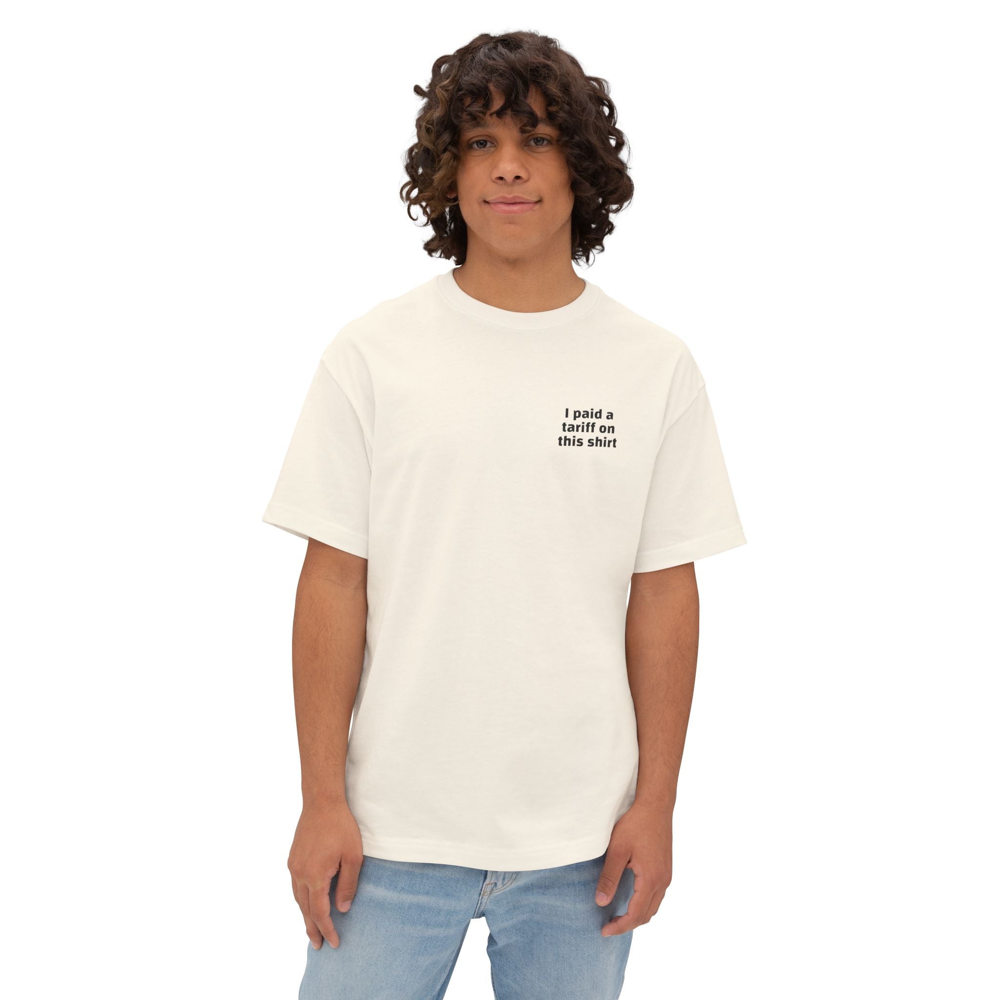 I Paid a Tariff Unisex Oversized Tee