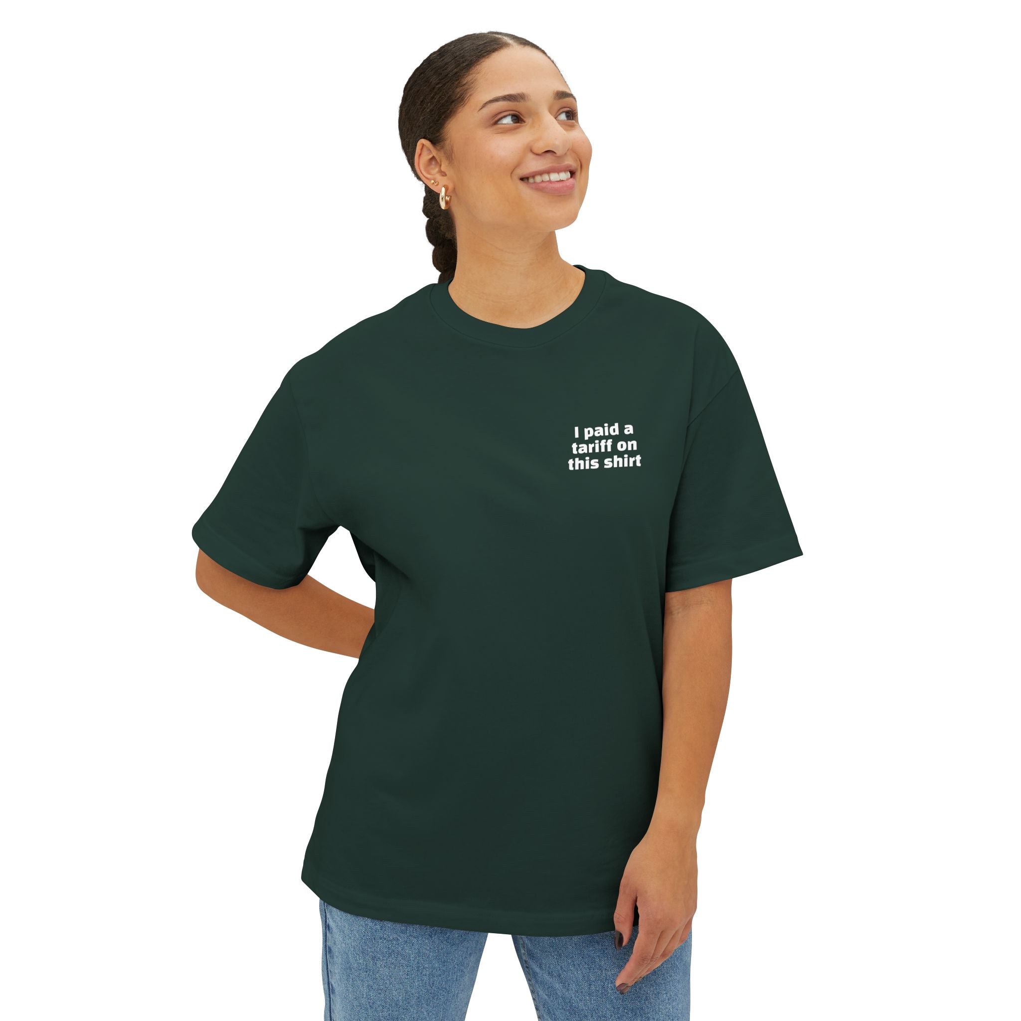 I Paid a Tariff Unisex Oversized Tee
