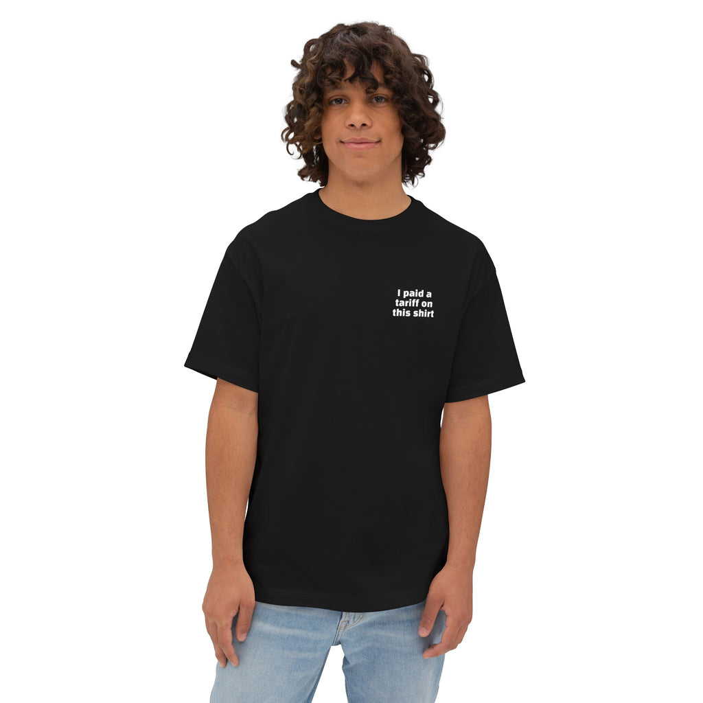 I Paid a Tariff Unisex Oversized Tee