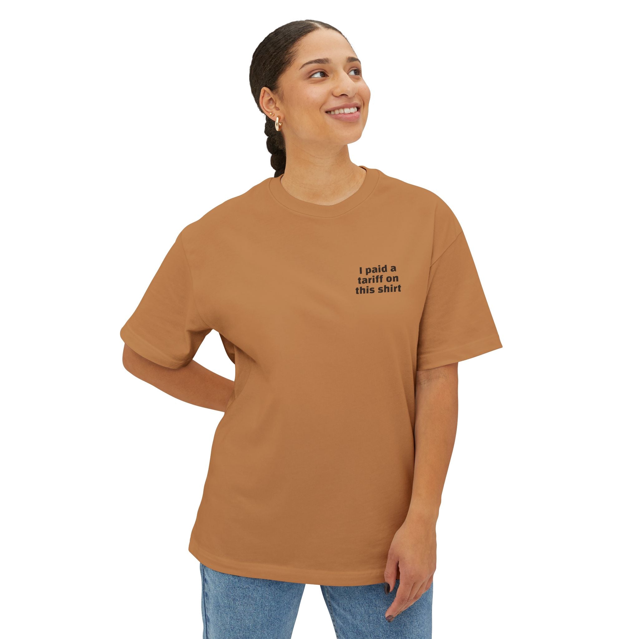 I Paid a Tariff Unisex Oversized Tee