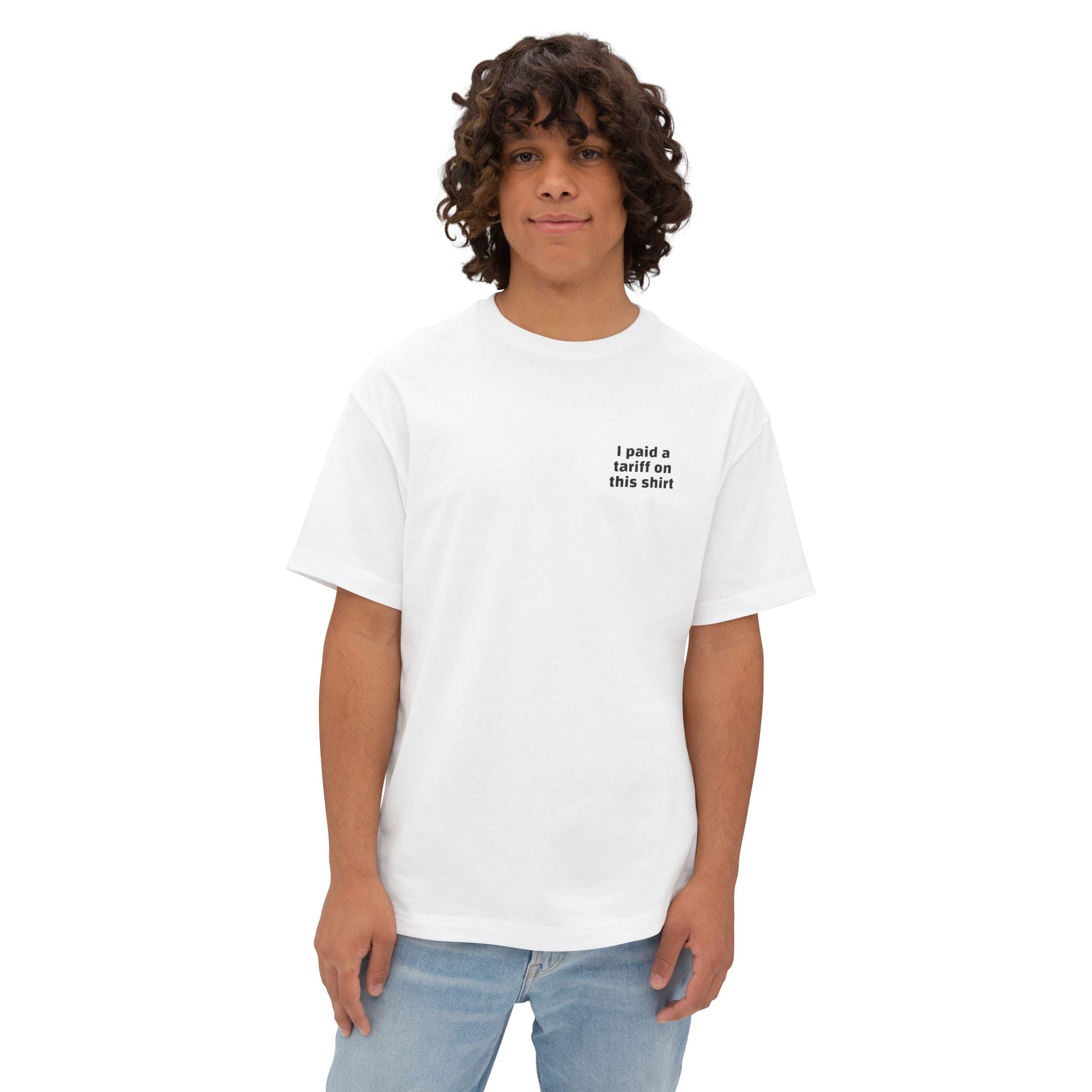 I Paid a Tariff Unisex Oversized Tee