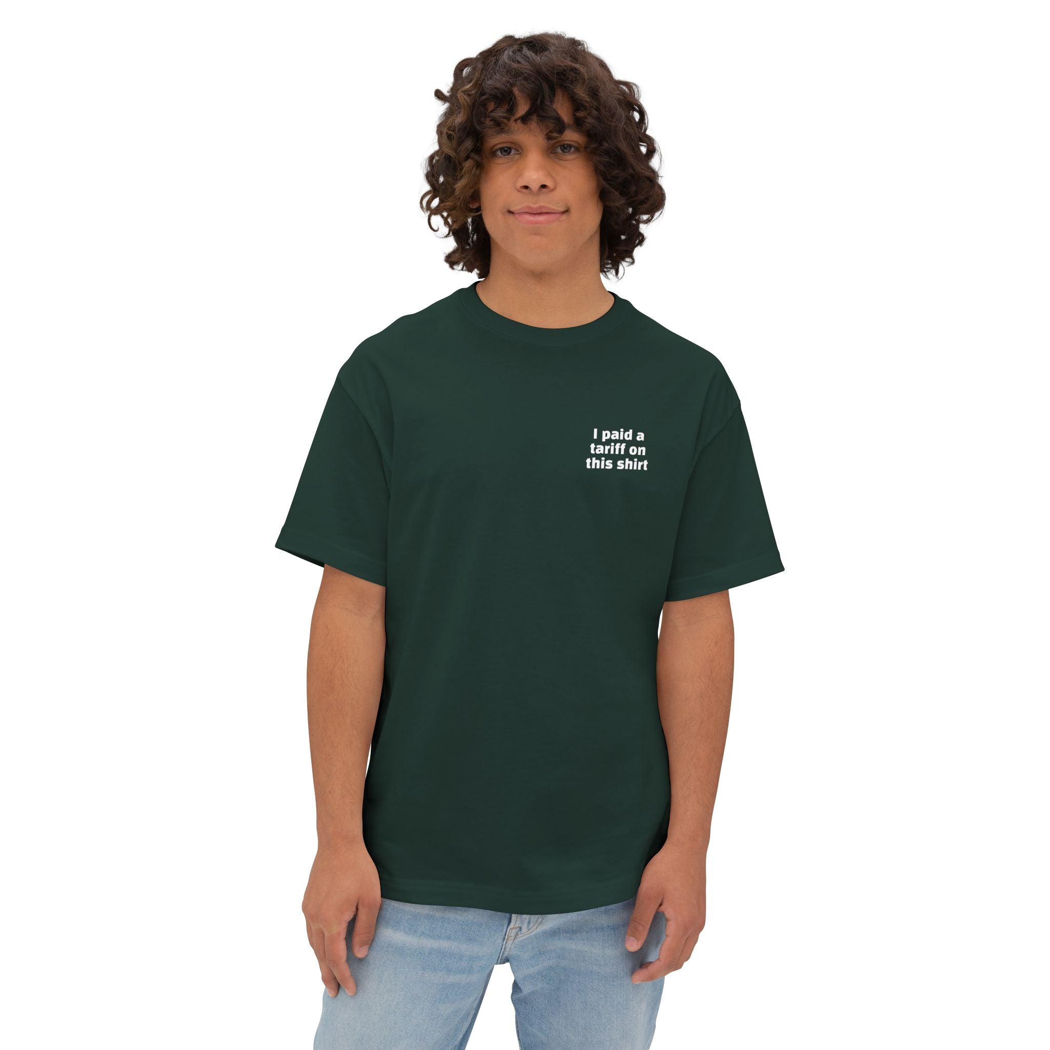 I Paid a Tariff Unisex Oversized Tee